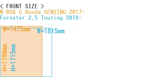 #N-BOX G Honda SENSING 2017- + Forester 2.5 Touring 2018-
